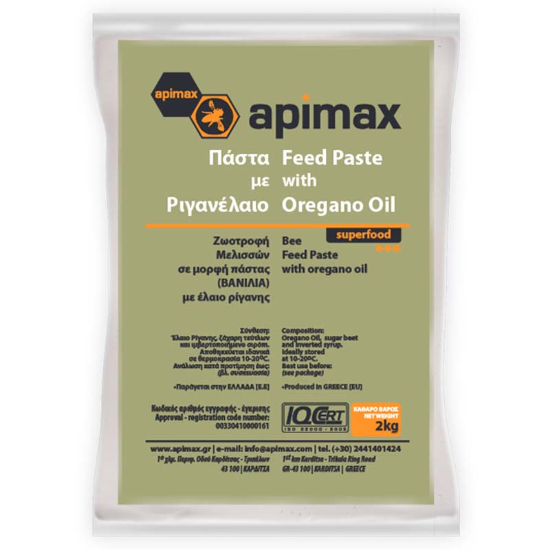 APIMAX® ORIGANO Cibo per Api Fondente